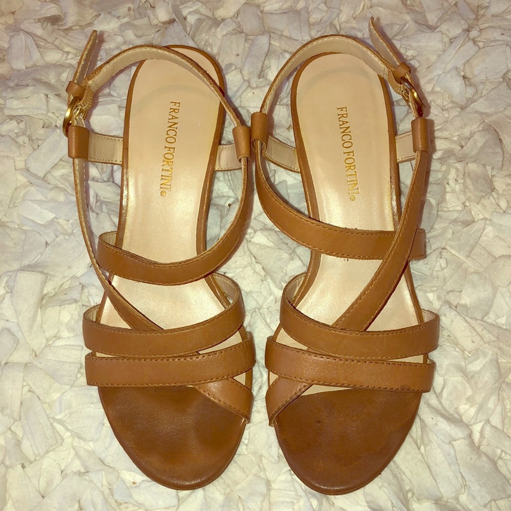 Franco Fortini wedge strap sandal